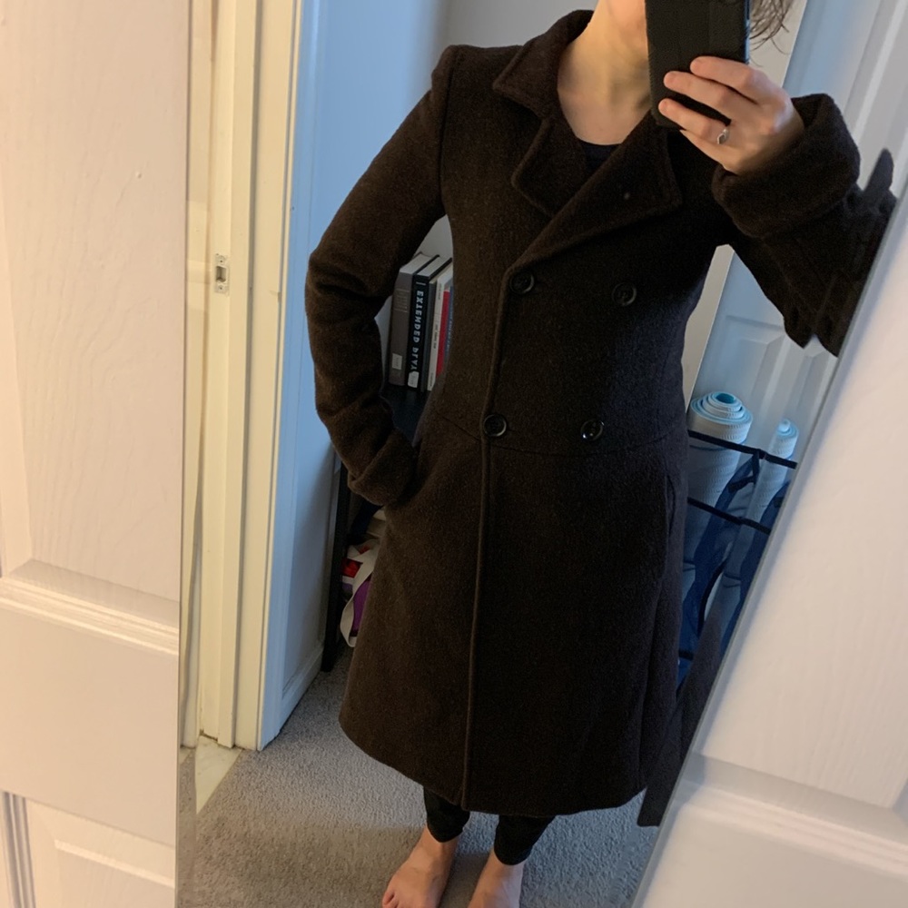 Zara alpaca wool long coat - Picture 5 of 5